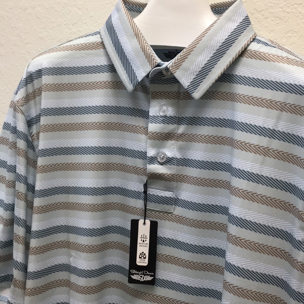 Straight Down Polo Shirt Men’s XL. New with tags